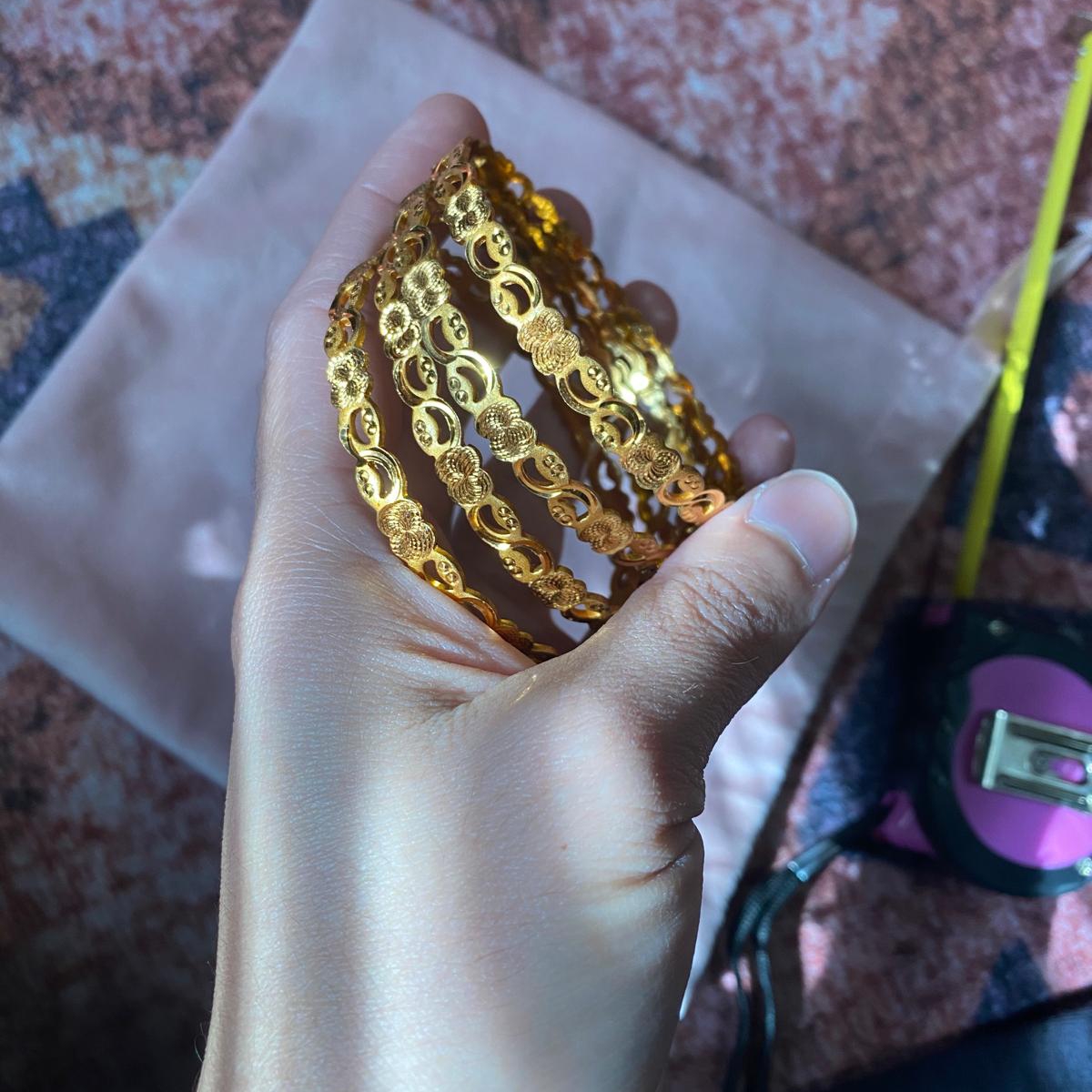 Gold Plated Bangles 10$